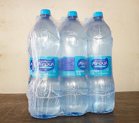 garrafa de água levíssima 1.5 litro garrafa de água