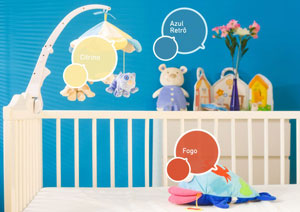 Tons para quartos de bebê Tons para quartos de bebê