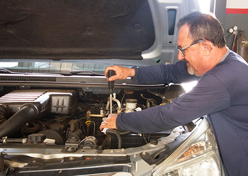 Manutenção em motor de partida Manutenção em motor de partida