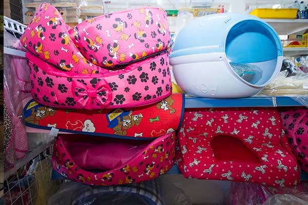 Caminhas e almofadas para cães e gatos Caminhas