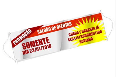 Faixas em lona Faixas em lona