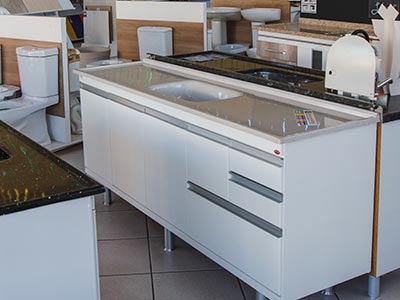 Pias para cozinhas Gabinestes e pias para cozinha