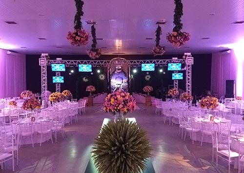 iluminação para eventos