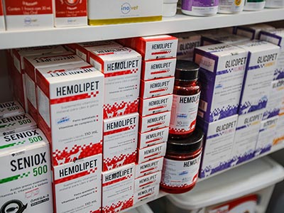 Medicamentos veterinários e soluções contra pulgas e carrapatos Medicamentos veterinários