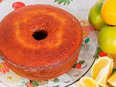 bolo de laranja Bolo de laranja