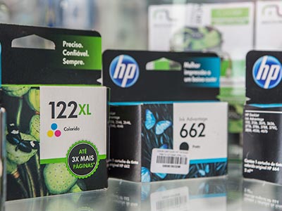 Venda e recarga de cartuchos de impressoras de diversas marcas Venda e recarga de cartuchos