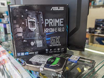 HD, placa mãe, placa de redes e componentes em geral para computadores Peças para computador