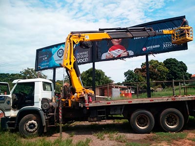 Instalação de pontos de outdoor Munck para locação