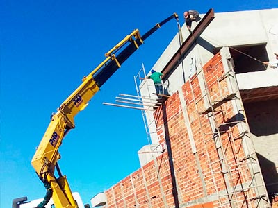 Munck para uso em construções Caminhão munck para construção civil