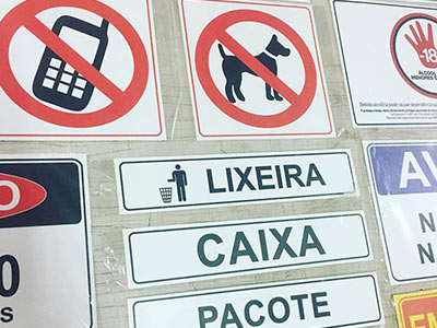 Placas de sinalização placas-sinalizacao