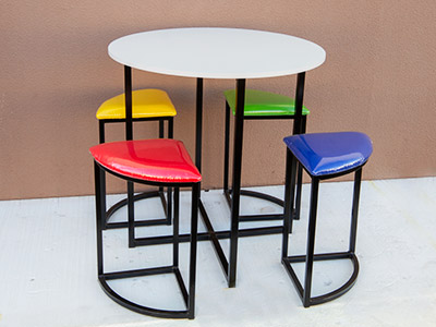 mesa e banqueta mesa-banqueta