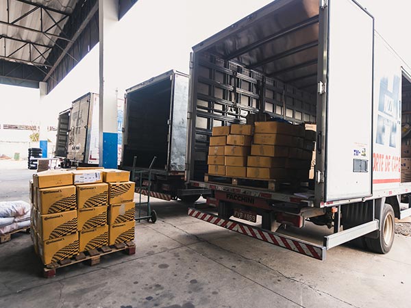 Transporte de cargas Transporte de encomendas