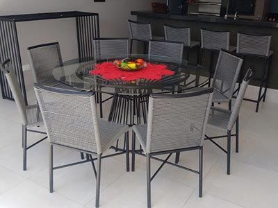 Conjunto de mesa com cadeiras Conjunto de mesa com cadeiras