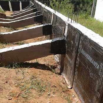 Muro impermeabilizado Muro impermeabilizado