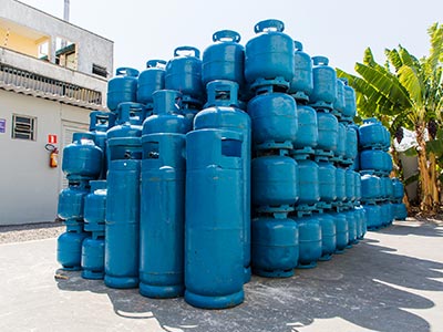 Botijão de gás Ultragaz Botijões de gás de cozinha