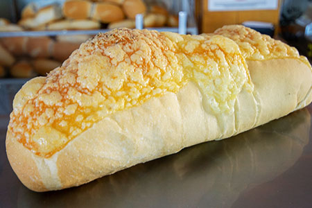 baguete de parmesão baguete