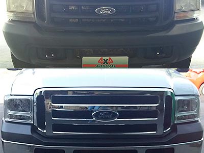 Troca de frente completa da F250 Troca de frente completa da F250