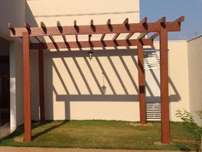 Madeira para pergolados Pergolado de madeira