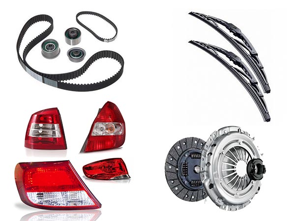 Lanternas, palheta do limpador do para-brisas e acessórios em geral Acessórios automotivos