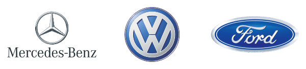 Mercedes-Benz, Volkswagen e Ford mercedes-benz, volkswagen e ford