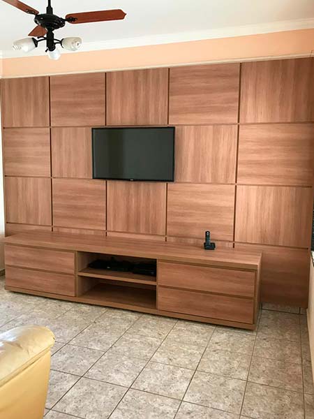 Painel para home theater Painel para home theater