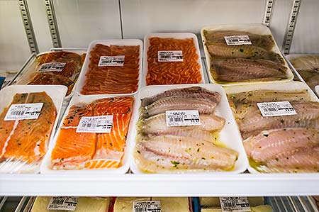 filé de salmão e tilápia filé de salmão e tilápia