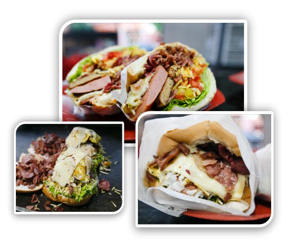 Temos diversas opções de lanches deliciosos Lanches