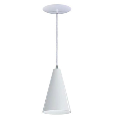 pendente cone branco pendente cone branco
