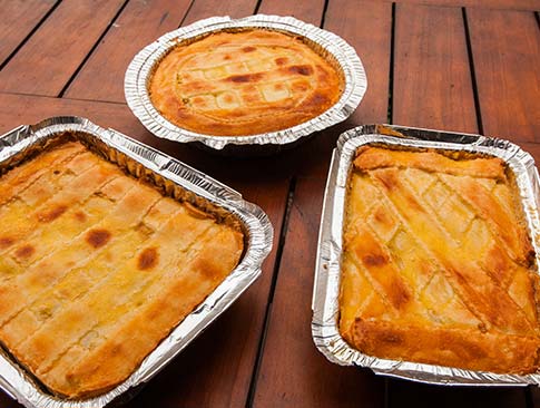 Tortas Bandejas com tortas