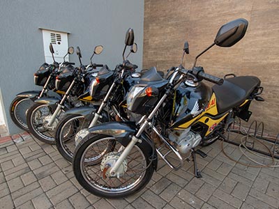 Frota de motos novas Frota de motos novas