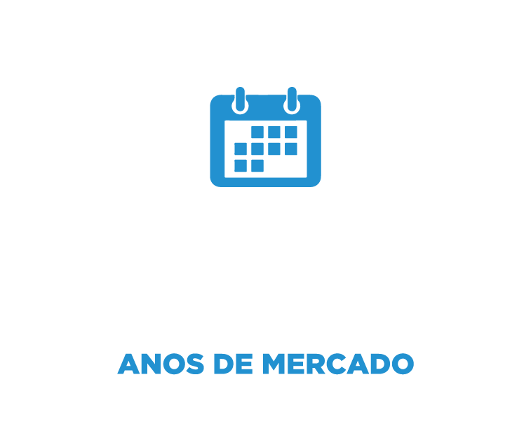 Mais de 20 anos de mercado Mais de 20 anos de mercado