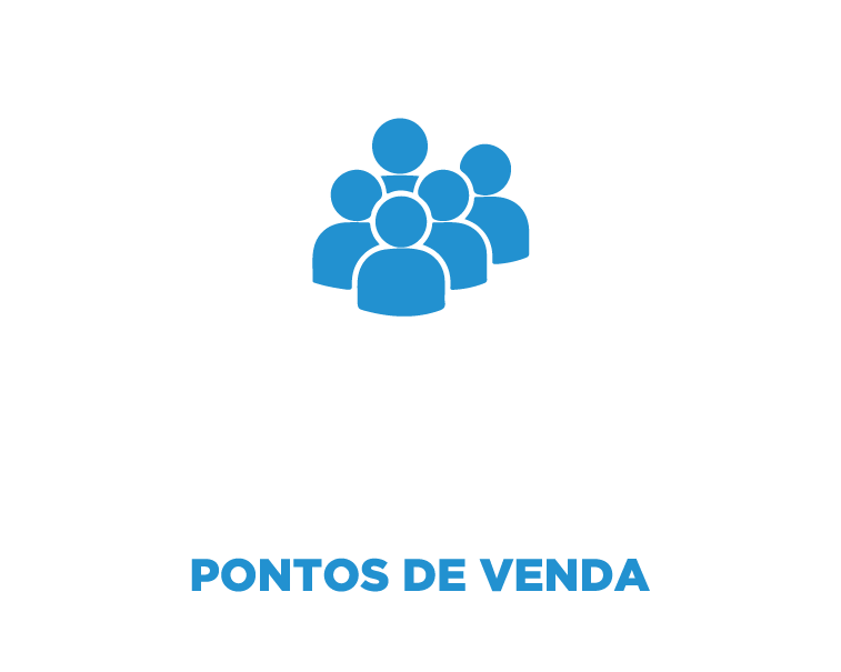 Mais de 1000 pontos de venda Mais de 1000 pontos de venda