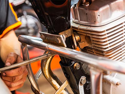 Reparo do motor de moto Conserto de motos