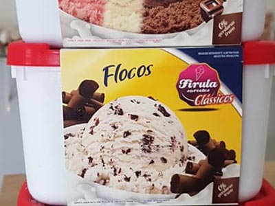Flocos Sorvete de flocos