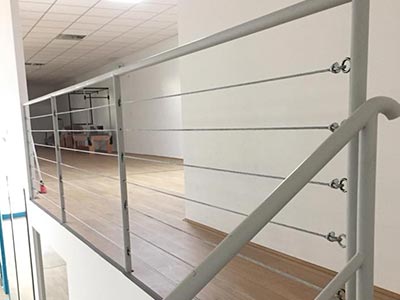 Estruturas metálicas Corrimão para escadas