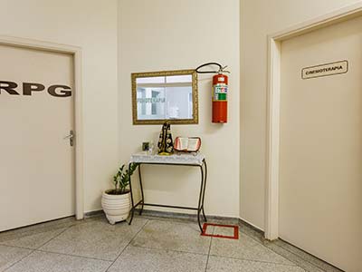 Sala de fisioterapia e RPG Sala de fisioterapia e RPG