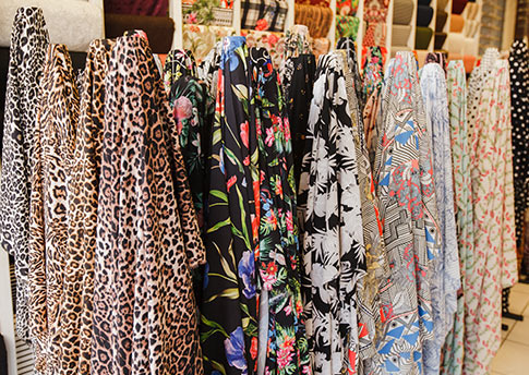 Tecidos para vestidos Malhas e tecidos