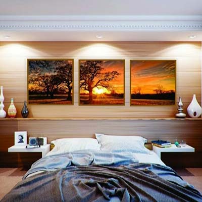Trio de quadros decorativos Trio de quadros decorativos
