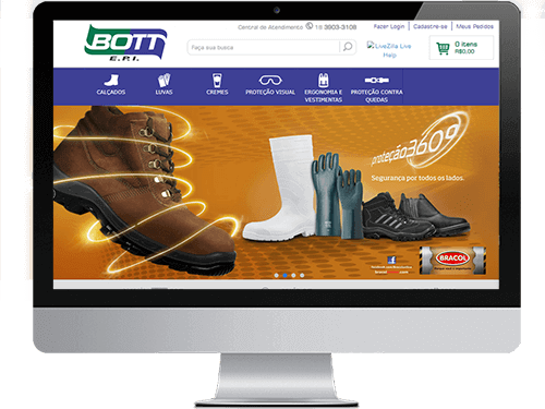 Loja virtual com a maior variedade em equipamentos de proteção individual Loja virtual Bott EPI