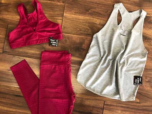 calça legging, top e regata calça legging, top e regata