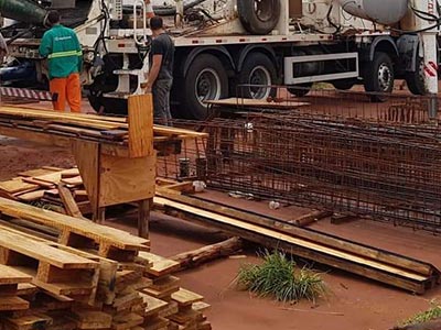 Materiais para obra Vergalões
