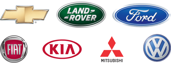 Chevrolet, Land Rover, Ford, Fiat, Kia, Mitsubishi Chevrolet, Land Rover, Ford, Fiat, Kia, Mitsubishi
