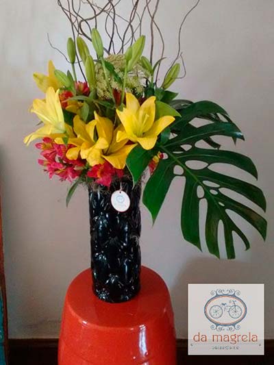 Vaso de flor para decorar ambientes Decoração com flor