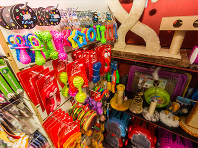 Mordedores, brinquedos e acessórios para animais Gato mordendo brinquedo para pets