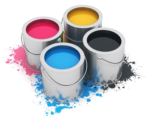 Diversas opções de tintas para pintura residencial Latas de tintas