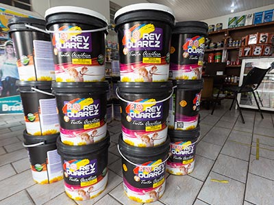 Tintas para acabamentos Latas de tinta