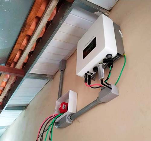 Instalação de painel de controle Instalação de painel de controle