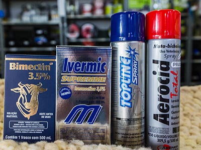 Mata-bichieira e produtos contra parasitas Produtos contra parasitas