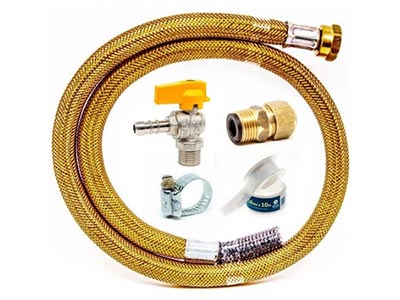 Peças e acessórios para botijão e kit de instalação de mangueira Peças e acessórios para botijão de gás