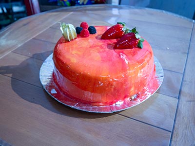 Bolos confeitados Bolo de morango
